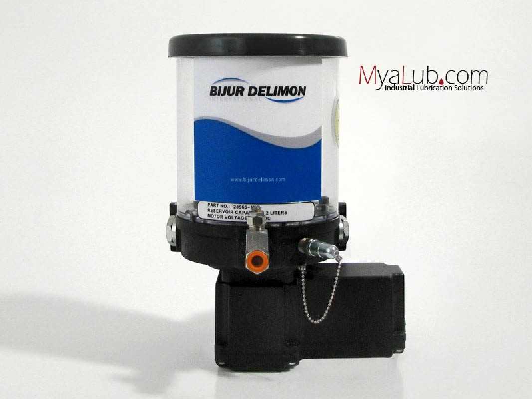 El lubricador MultiPort Bijur Delimon es un lubricador eléctrico robusto, accionado por un motor, equipado con elementos de bombeo de salida fijos o ajustables para descargar grasa o aceite en un amplio rango de operación. Los interruptores de bajo nivel son opcionales en esta unidad compacta. Con el lubricador MultiPort se pueden usar hasta tres líneas de alimentación independientes. Una selección de temporizadores y controladores / monitores están disponibles para programar los lubricadores MultiPort. Modelos: -30787-1NF -41320-1NF